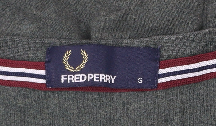 Mens UK Size S Fred Perry Green  T-Shirt