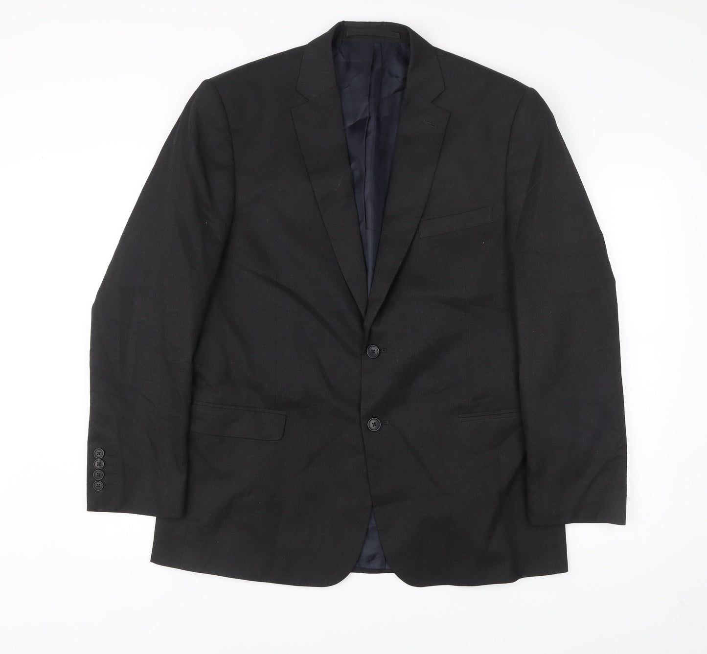 Marks and Spencer Men’s Grey Blazer 44in Regular Fit 2 Button