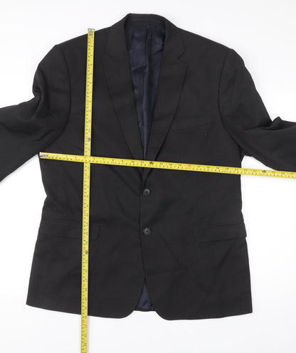 Marks and Spencer Men’s Grey Blazer 44in Regular Fit 2 Button