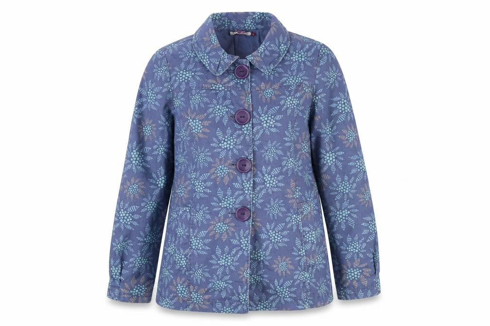 Womens UK Size 12 Monsoon Blue Trench Coat
