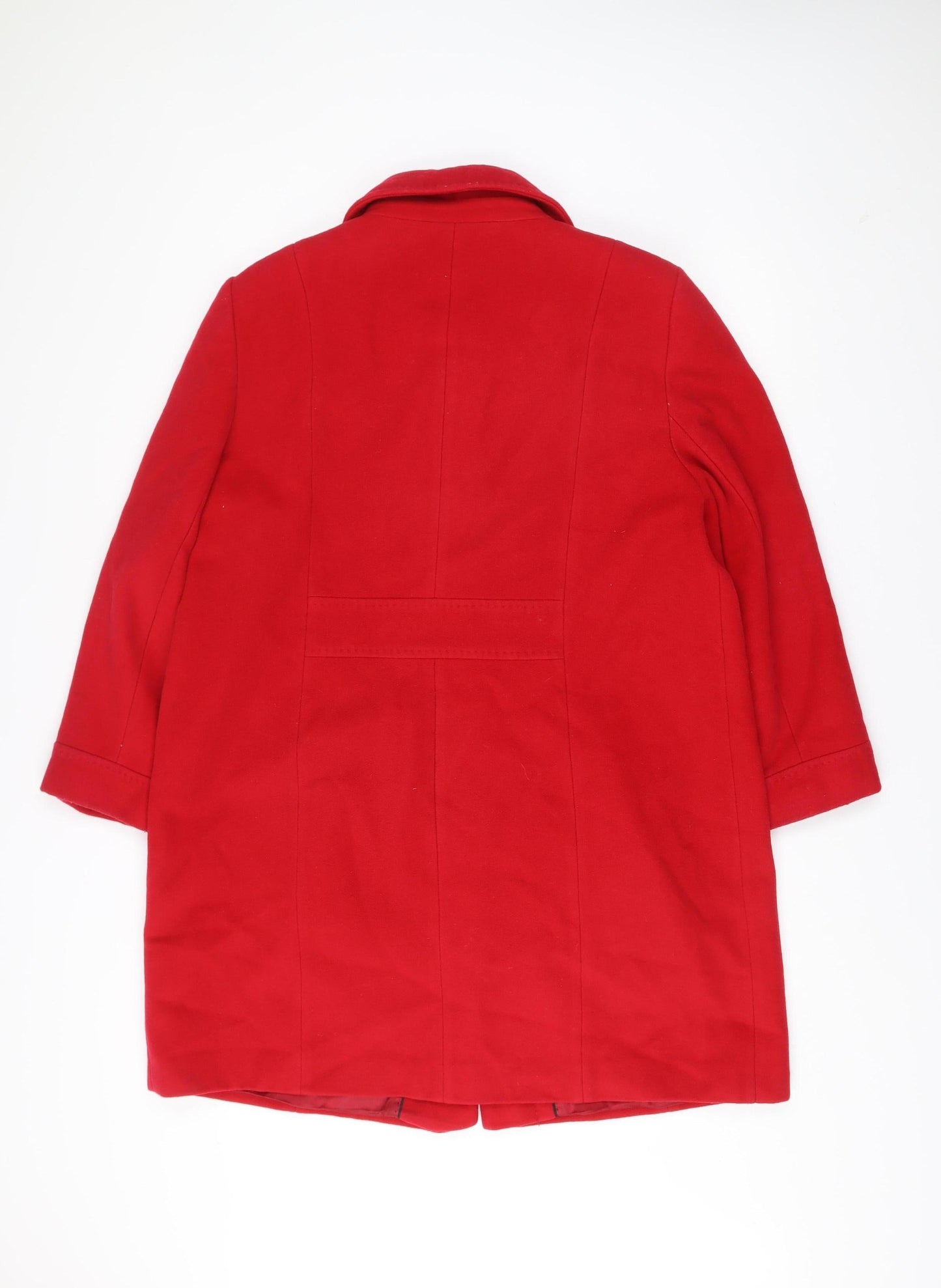 Womens UK Size 18 CC Red Overcoat