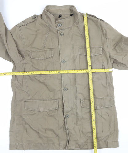 Mens UK Size XL Marks and Spencer Brown Military Jacket