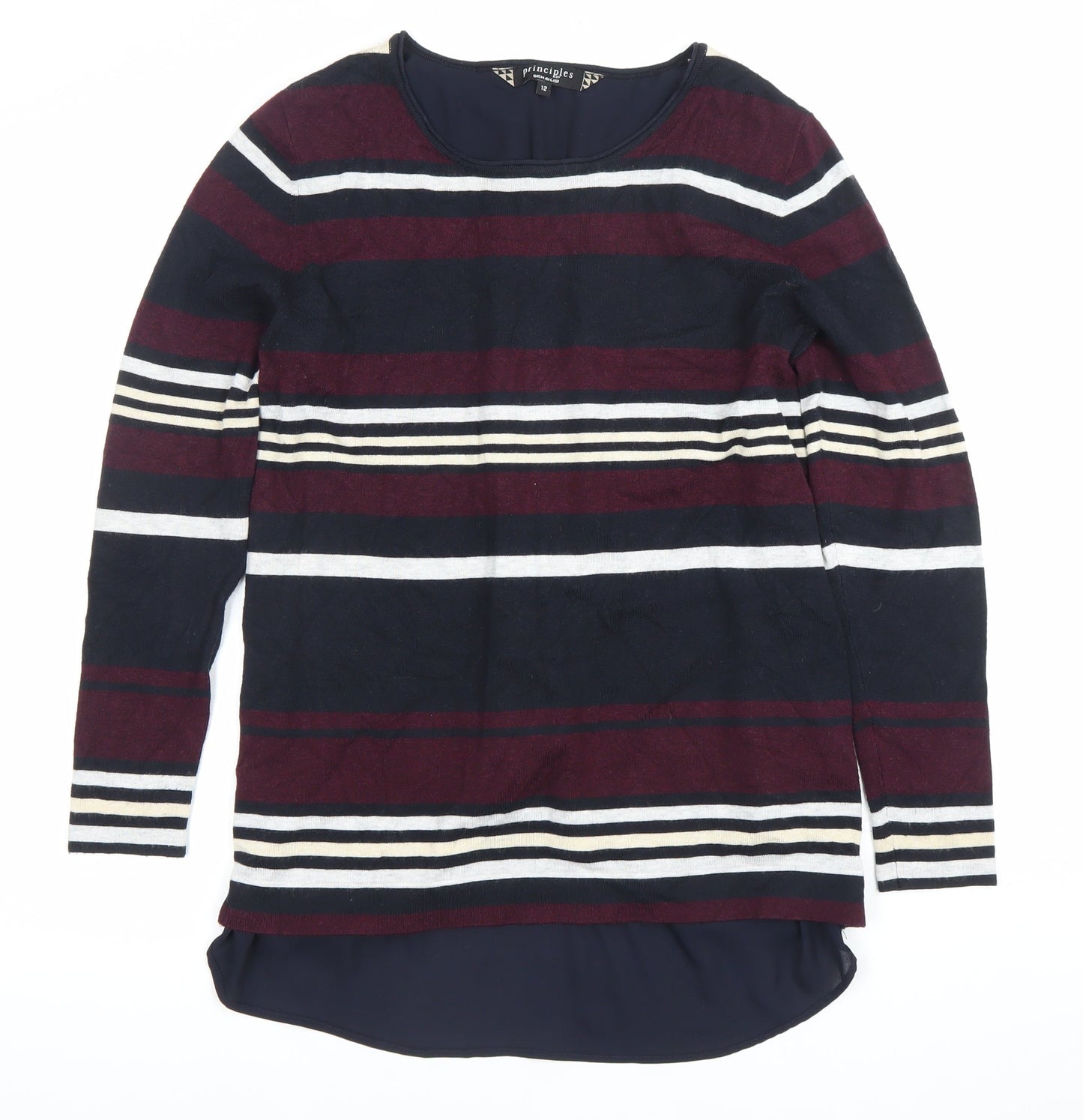 Womens UK Size 12 Principles by Ben de Lisi Multicoloured Pullover Jumper