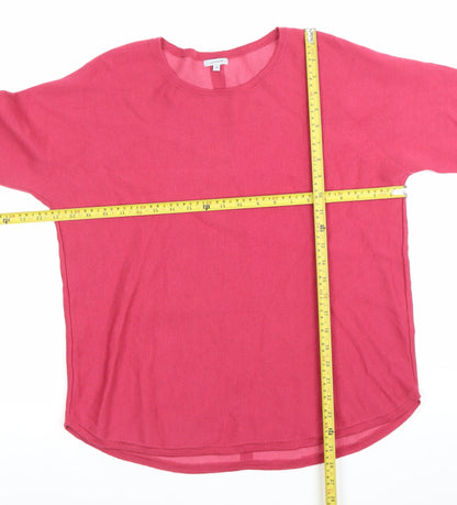 Womens UK Size M Jigsaw Pink Pullover Jumper