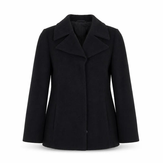 Womens UK Size 10 JFW Black Overcoat