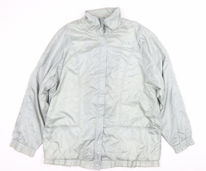 Haband Women’s Grey Nylon Mid-Length Casual Jacket L