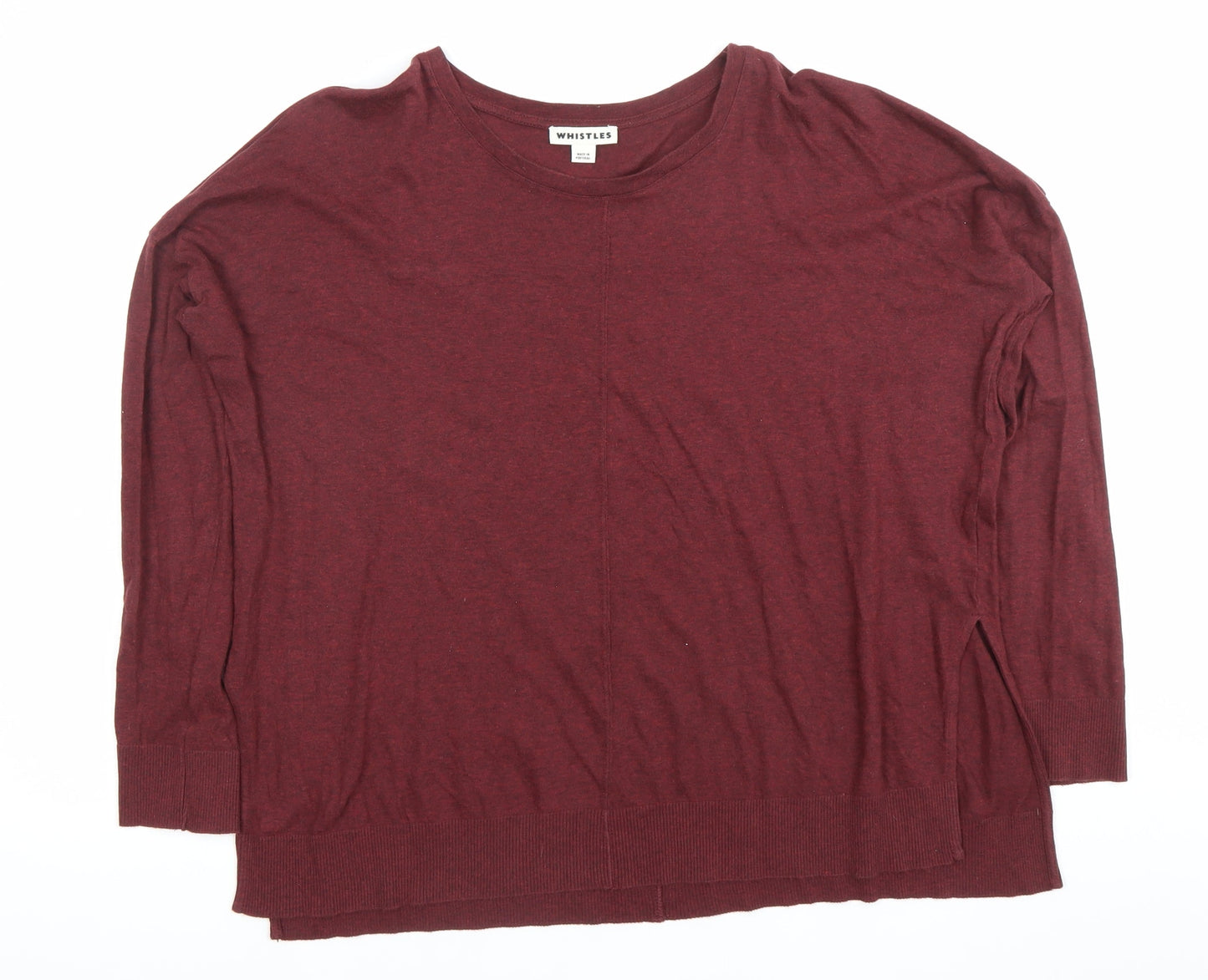 Womens UK Size 14 Whistles Red Basic T-Shirt