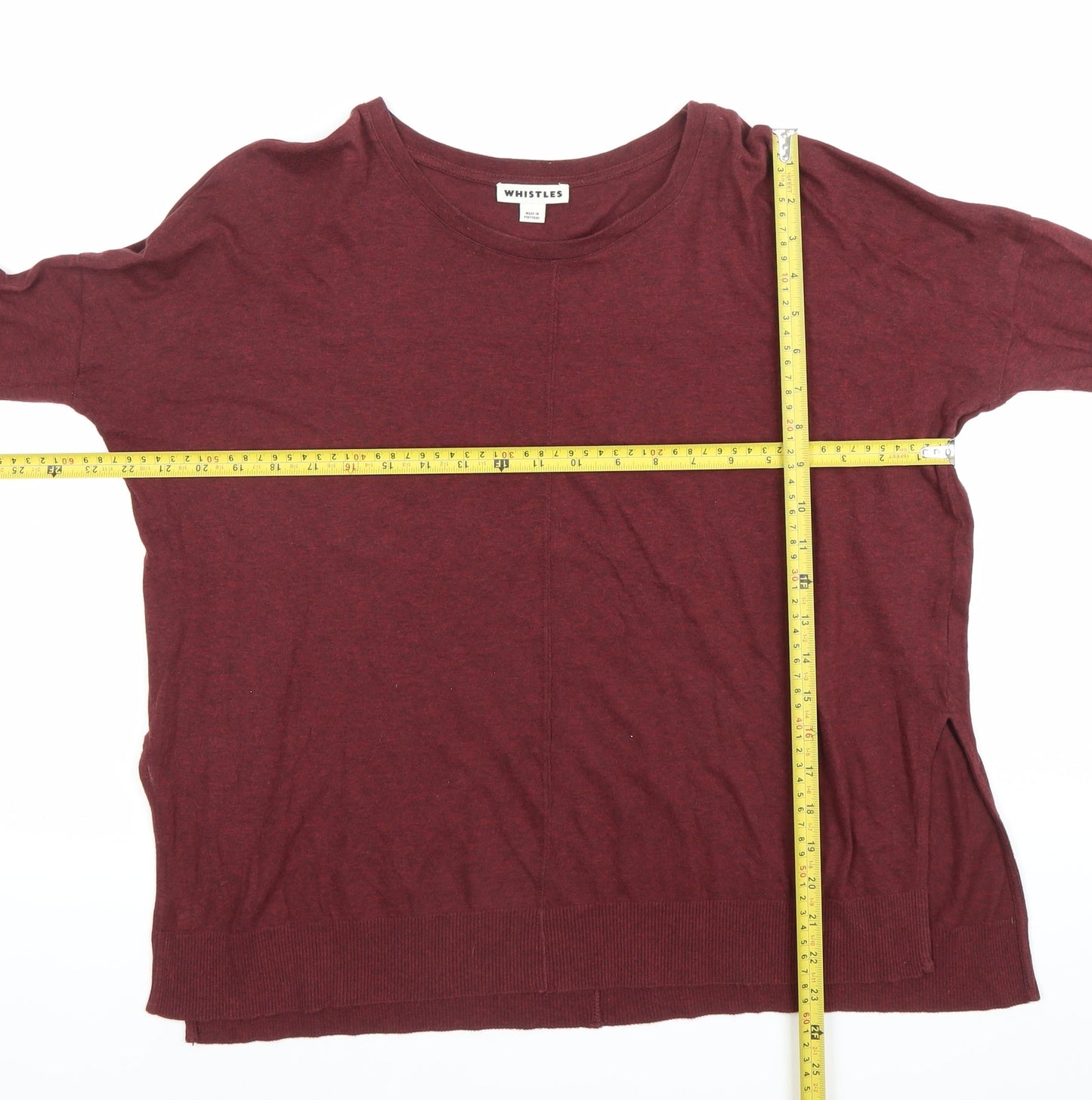 Womens UK Size 14 Whistles Red Basic T-Shirt