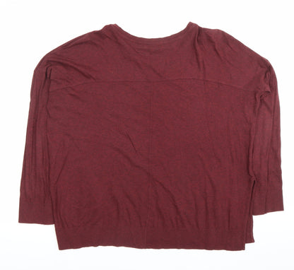 Womens UK Size 14 Whistles Red Basic T-Shirt