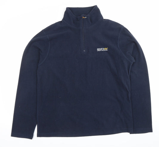 Mens UK Size M Regatta Blue Pullover Sweatshirt