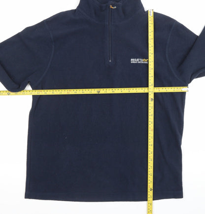 Mens UK Size M Regatta Blue Pullover Sweatshirt