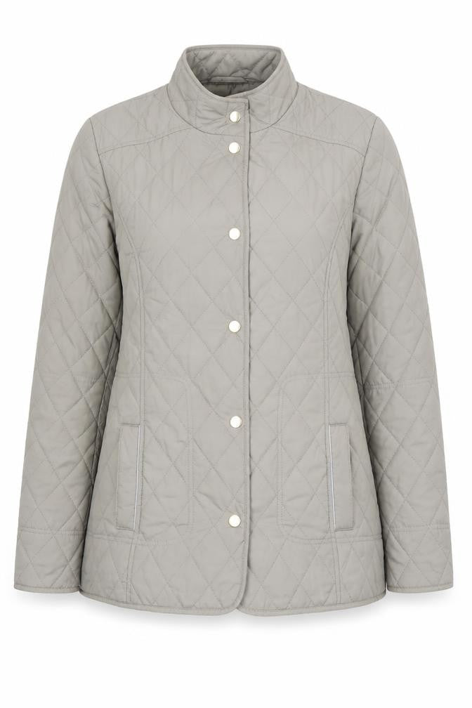 Womens UK Size 8 Marks and Spencer Beige Quilted Coat