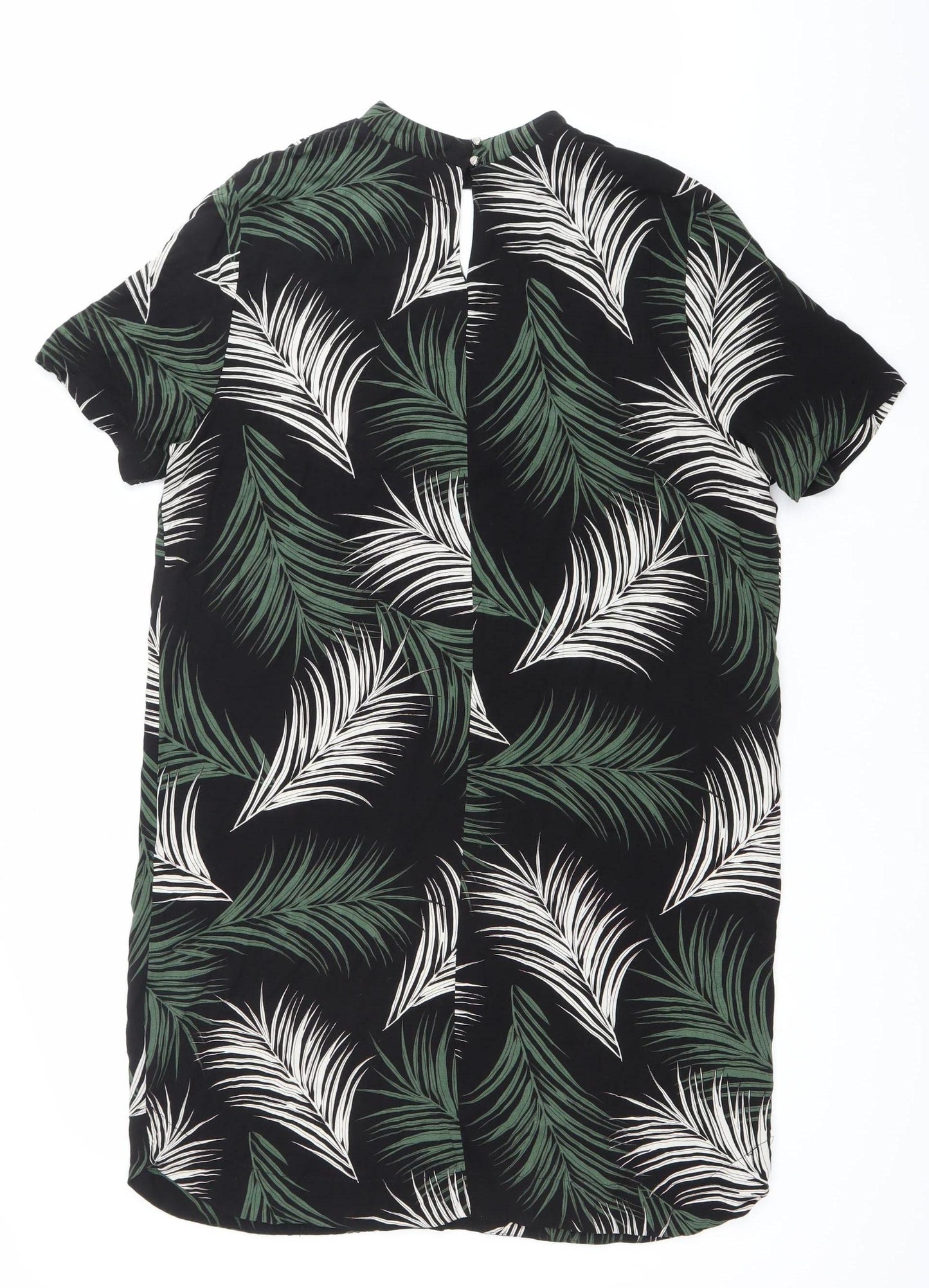 Womens UK Size 14 Dorothy Perkins Black Tunic Blouse