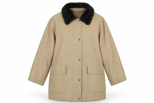 Womens UK Size L Viyella Beige Overcoat