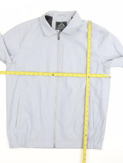 Mens UK Size L Outdoor Jacket Grey Basic Jacket