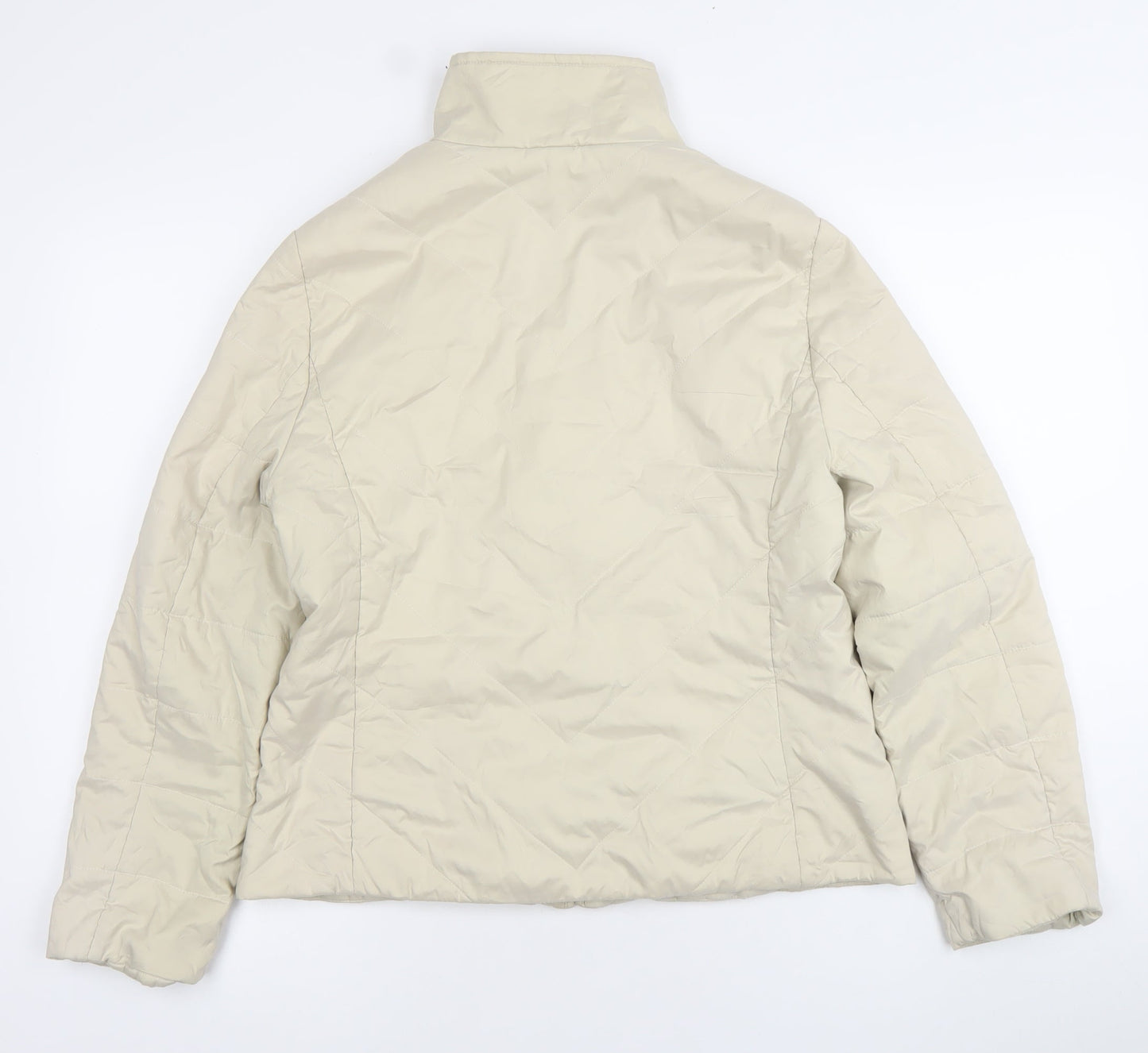 Womens UK Size 12 Precis Beige Puffer Jacket