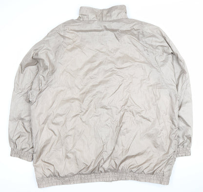 Haband Womens Plus Size 20 Beige Windbreaker Jacket Casual Nylon