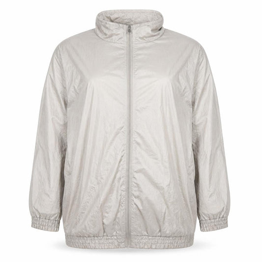 Haband Womens Plus Size 20 Beige Windbreaker Jacket Casual Nylon