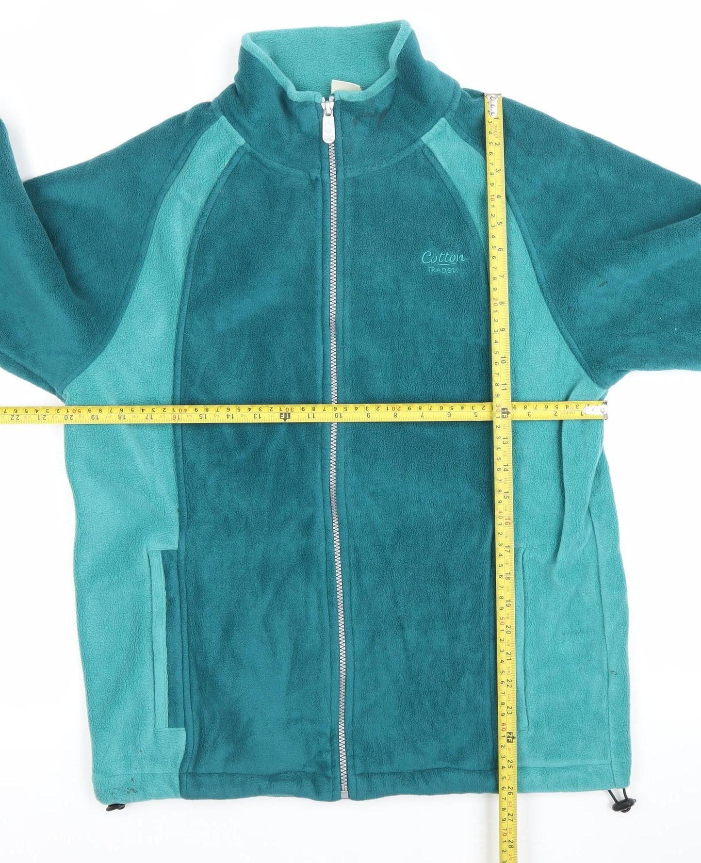 Mens UK Size S Cotton Traders Green Basic Jacket