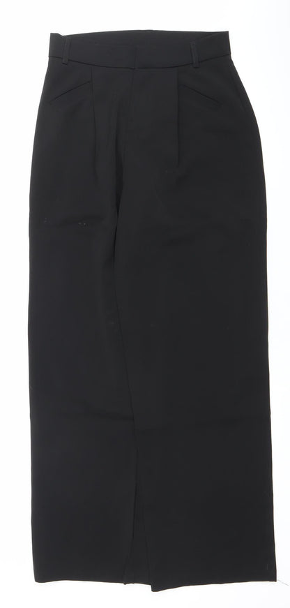 JinYuYuan Womens Black M Dress Pants Work Trousers Straight Leg