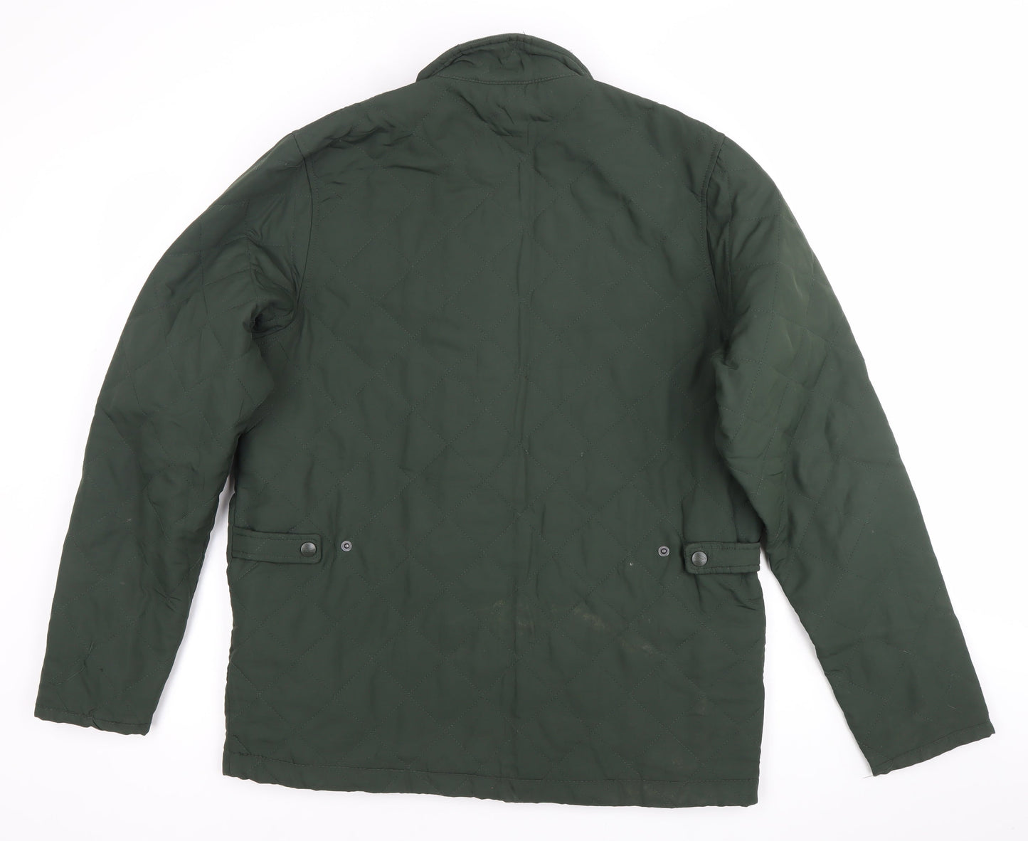 Mens UK Size S Trespass Green Quilted Coat