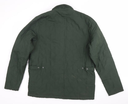 Mens UK Size S Trespass Green Quilted Coat