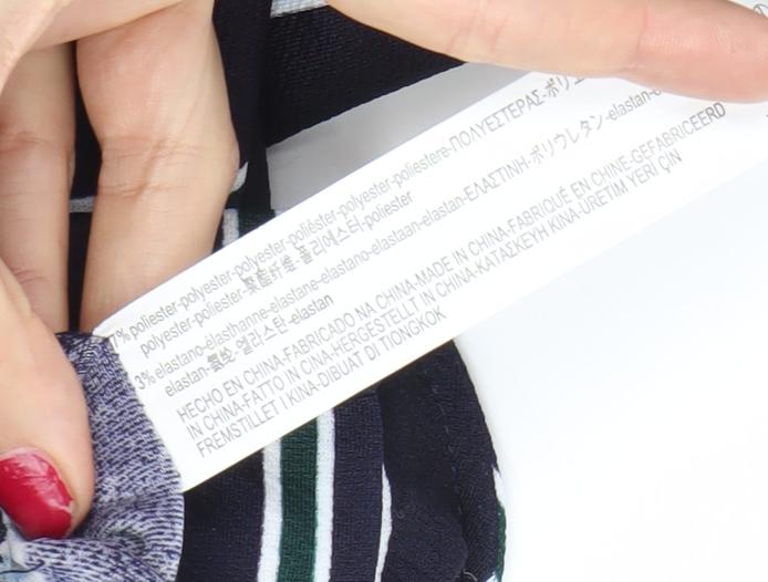 Bershka Women’s Blue Striped Wide-Leg Dungaree UK 10