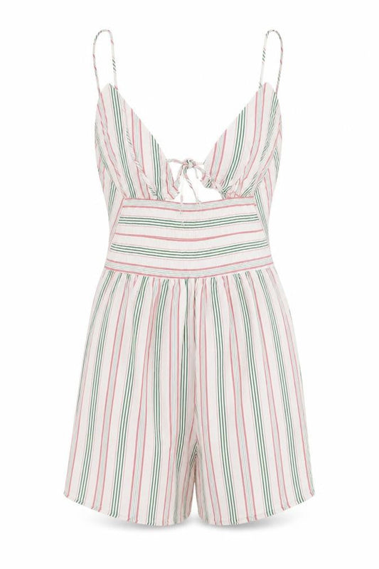 Womens UK Size 6 Bershka One-Piece Multicoloured Playsuit