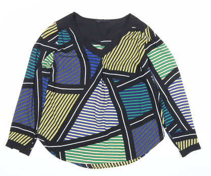 Womens UK Size 8 Marks and Spencer Multicoloured Tunic Blouse