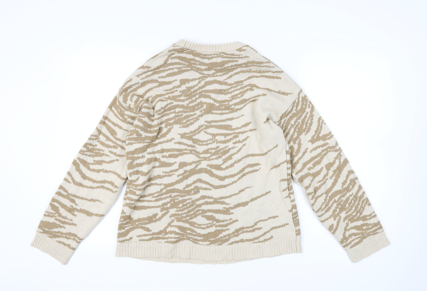 Womens UK Size 10 ASOS Beige Pullover Jumper