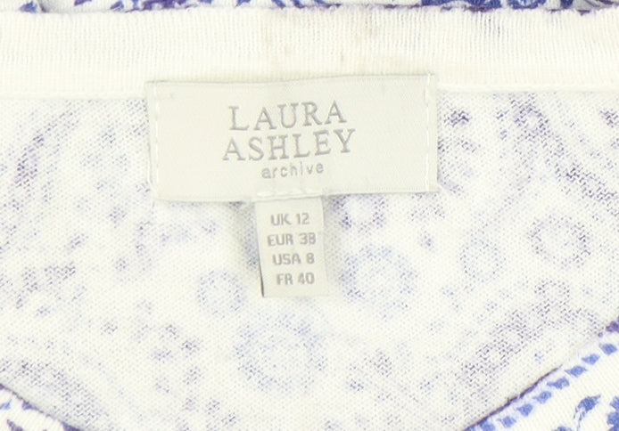 Womens UK Size 12 Laura Ashley Multicoloured Cardigan Jumper