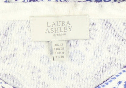 Womens UK Size 12 Laura Ashley Multicoloured Cardigan Jumper