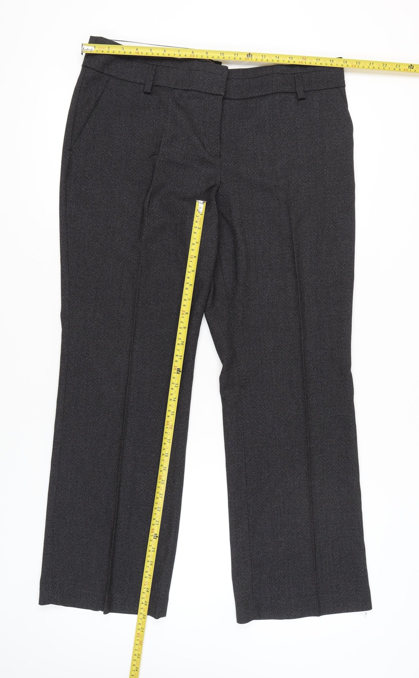 Womens UK Size 16 NEXT Regular Fit Dress Pants Grey Trousers