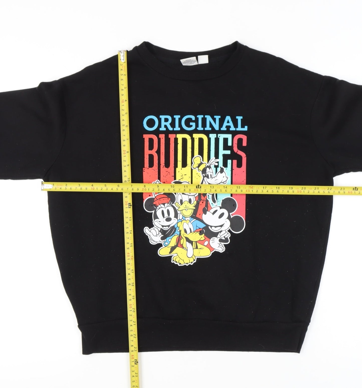 Womens UK Size S Disney Black Pullover Sweatshirt