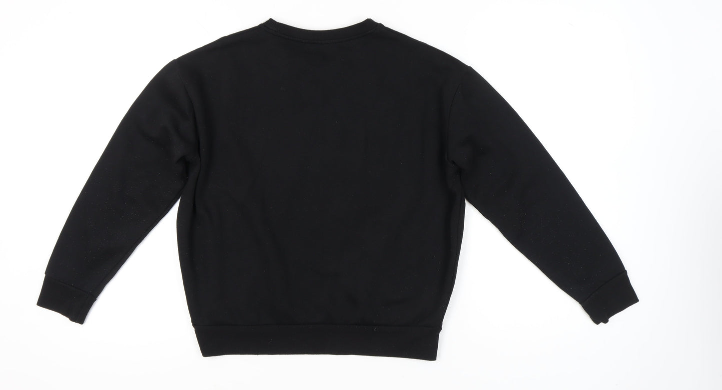 Womens UK Size S Disney Black Pullover Sweatshirt