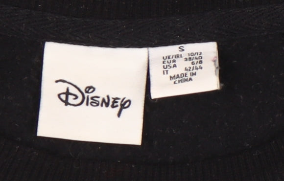Womens UK Size S Disney Black Pullover Sweatshirt