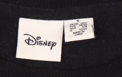 Womens UK Size S Disney Black Pullover Sweatshirt