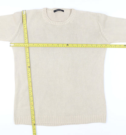 Womens UK Size 1012 Dunnes Stores Beige Pullover Jumper