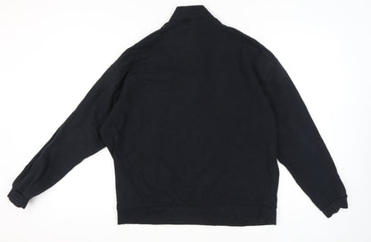 Mens UK Size XL ASOS DESIGN Black Pullover Sweatshirt
