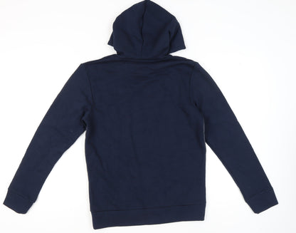 Mens UK Size S JACK & JONES Blue Pullover Hoodie