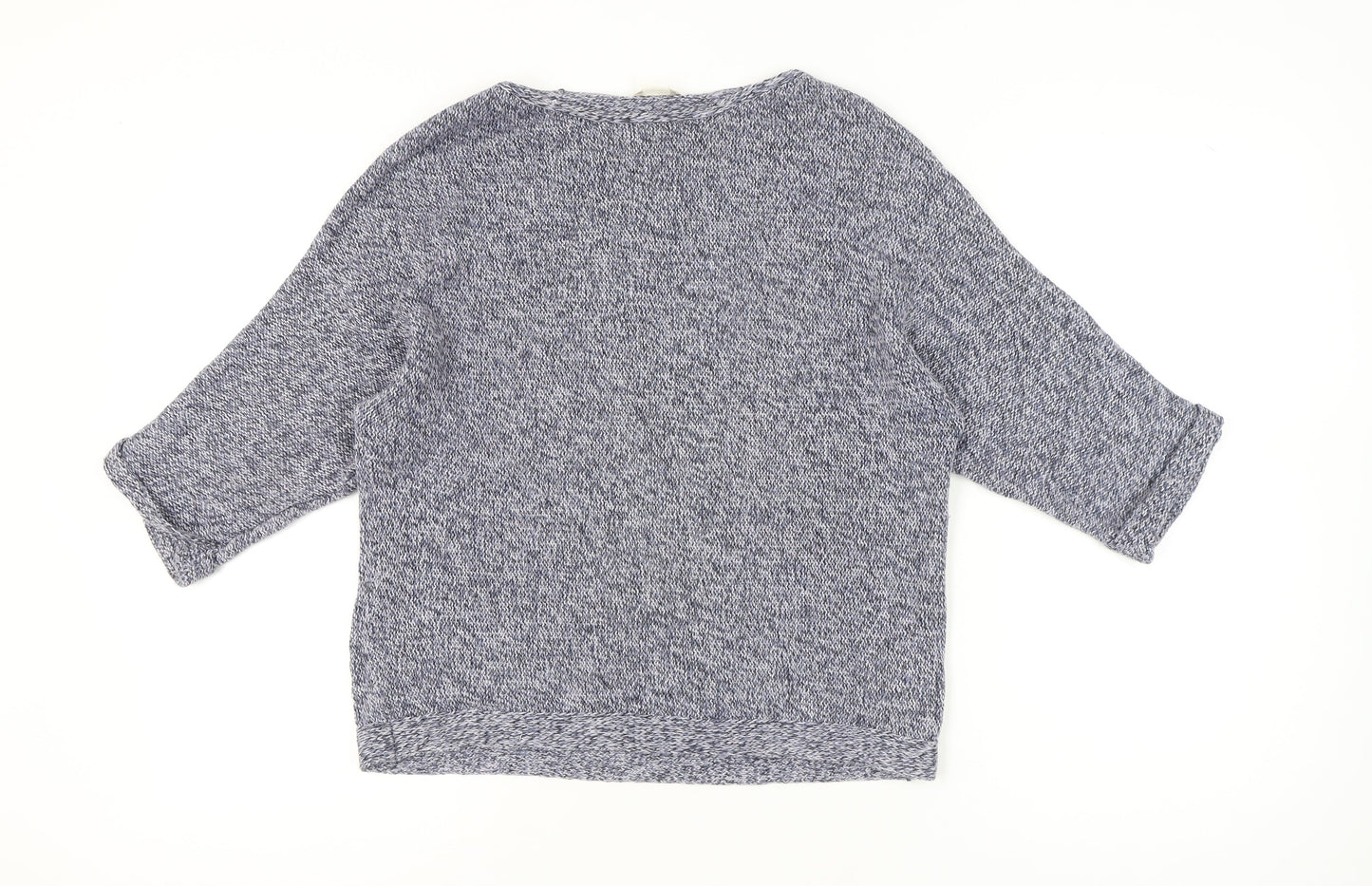 H&M Women’s Grey Knit Pullover Jumper Small Relaxed Fit