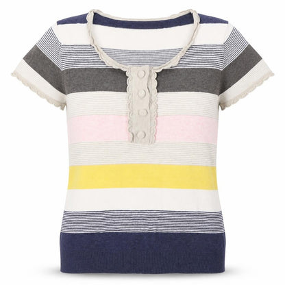 Womens UK Size 14 NEXT Multicoloured Basic T-Shirt