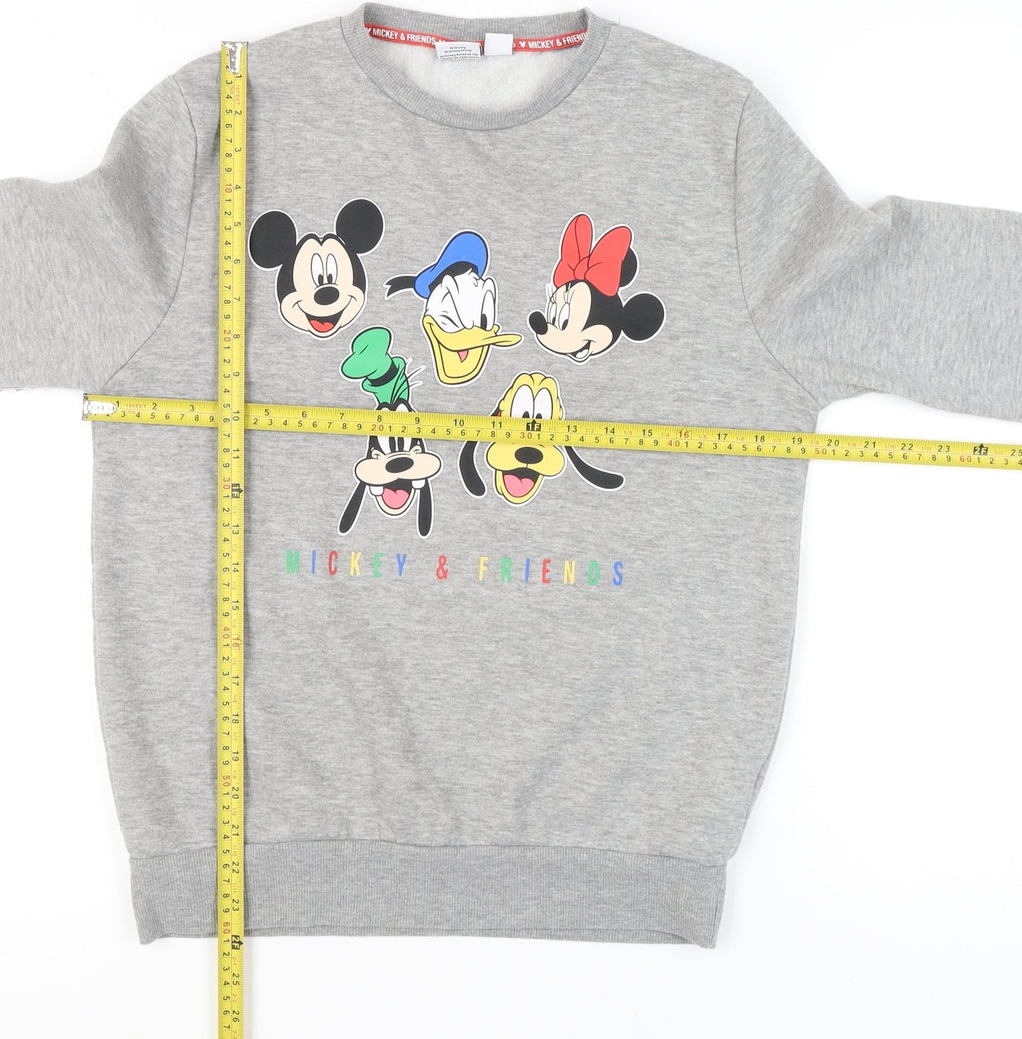 Womens UK Size S Disney Grey Pullover Sweatshirt