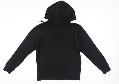 Adidas Womens Black Pullover Hoodie Size 6 XS Regular Fit