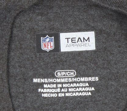 NFL Team Apparel Mens Grey Small San Francisco 49ers T-Shirt
