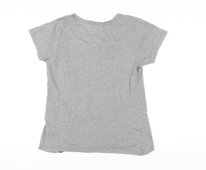 Peter Storm Womens Grey Floral Graphic T-Shirt Size 18