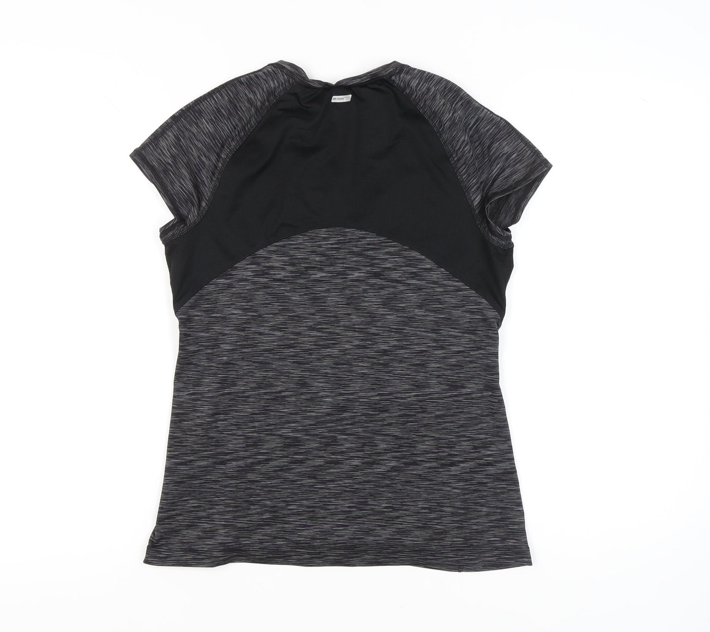 Athletic Works Womens Black Size 12 Jersey Active T-Shirt V-Neck