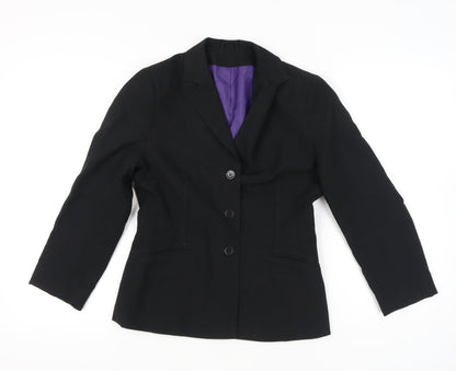 Dorothy Perkins Women’s Black Blazer Jacket Size 10 Classic Workwear