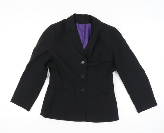 Dorothy Perkins Women’s Black Blazer Jacket Size 10 Classic Workwear