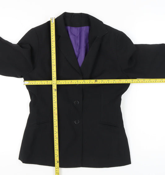 Dorothy Perkins Women’s Black Blazer Jacket Size 10 Classic Workwear
